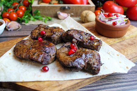 Шашлык из баранины на кеци