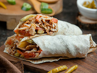 Шаурма по-грузински большая