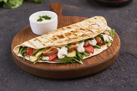 Кесадилья с курицей