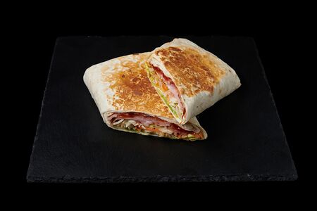 Шаверма с ветчиной с сыром