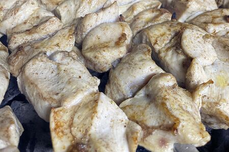 Шашлык из куриной грудки