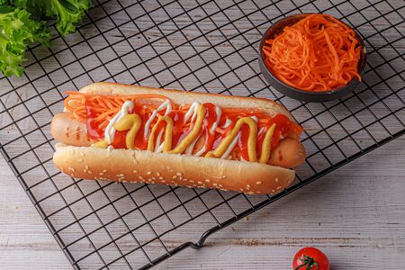 Хот-дог Классический с говяжьей сосиской