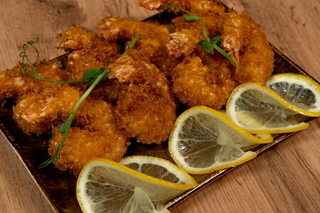 Креветки в кляре