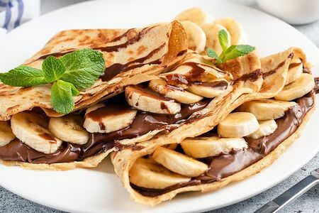 Блин Нутелла и банан