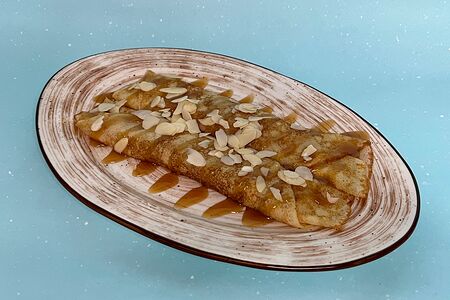 Блины с крем-чизом и манго