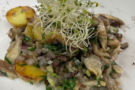 Картофель с грибами