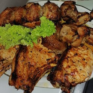 Свиной антрекот на мангале