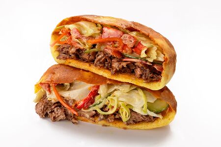 Пита с говяжьими щечками