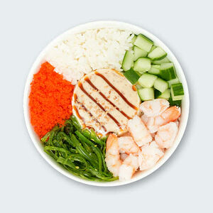 Поке с креветками