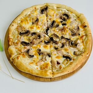 Пицца курица с грибами порционная