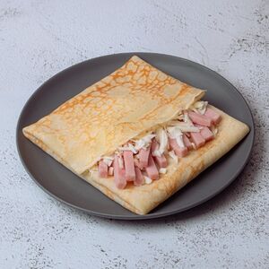 Блин с ветчиной и сыром