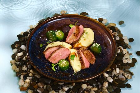 Утка с огурцом Унаги и картофелем