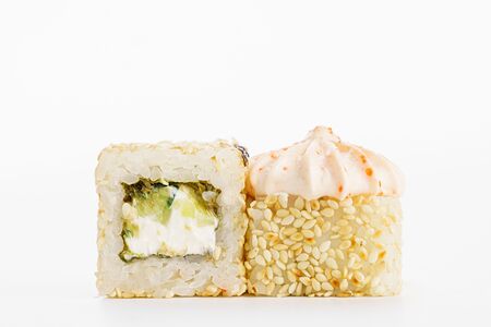 Запеченная филадельфия с крабом