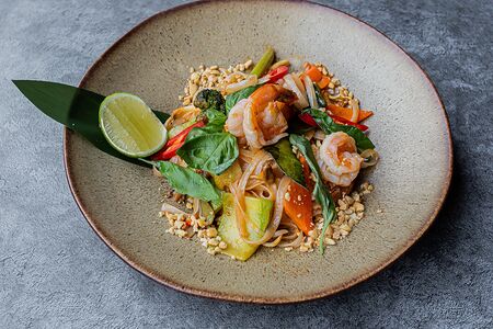 Пад тай с креветками