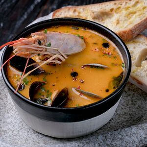 Рыбный карри-суп