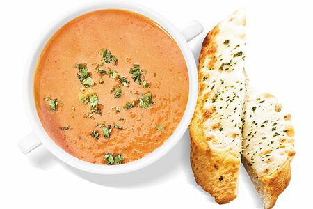 Крем-суп Томатный с чесночной гренкой