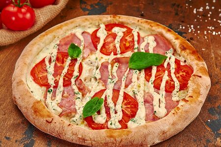 Пицца Ранч с курицей и ветчиной