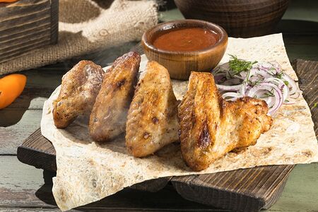 Шашлык из куриных крылышек