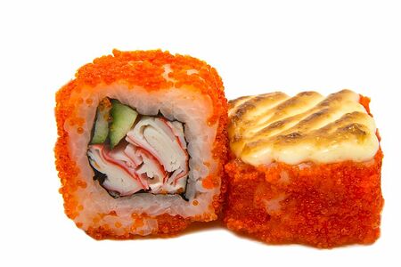 Ролл Калифорния запеченная