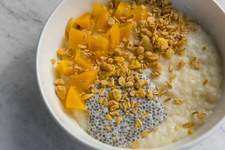 Каша с семенами чиа