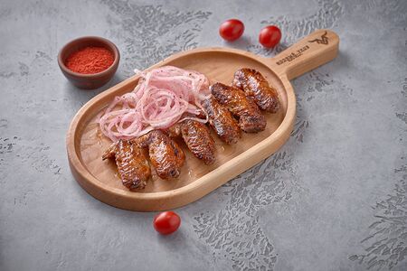 Крылышки на углях