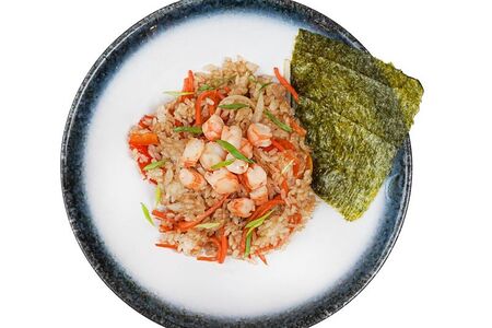 Рис азиатский с креветкой