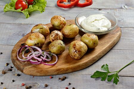 Картофель на углях