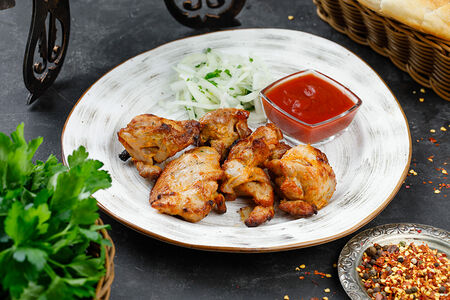 Шашлык из куриного бедра