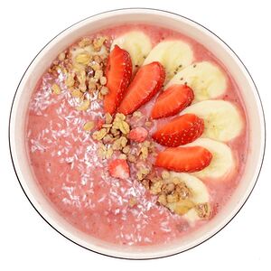 Клубничный смузи-боул