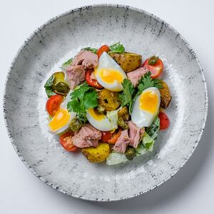 Картофельный салат с тунцом