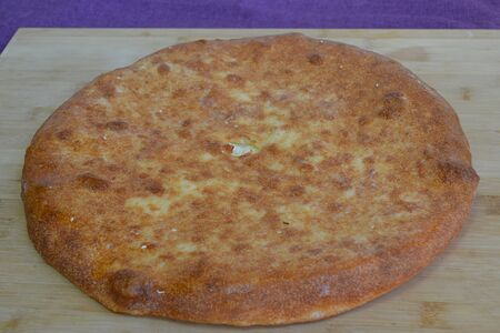 Осетинский пирог с творогом и сыром