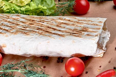 Шаурма с летним салатом