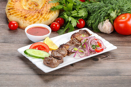 Шашлык из говядины кусковой