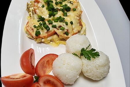 Курица по-царски с рисом