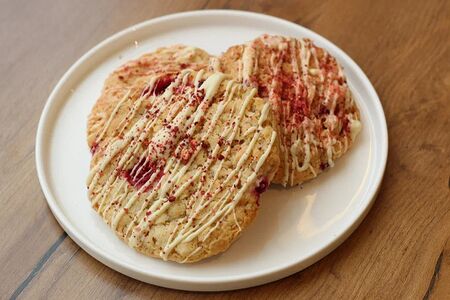 Овсяное печенье с клюквой