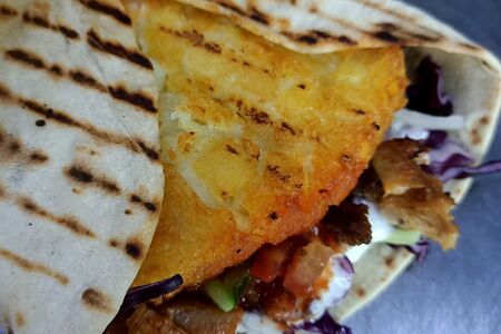 Шаверма с мясом курицы