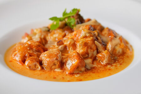 Курица с овощами