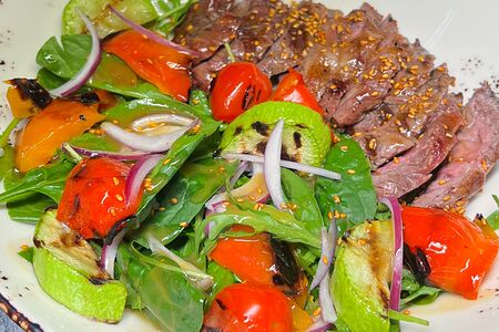 Стейк салат