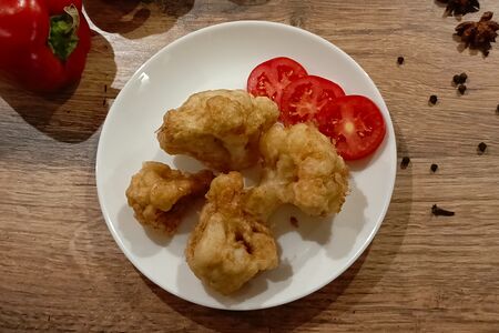Цветная капуста в кляре