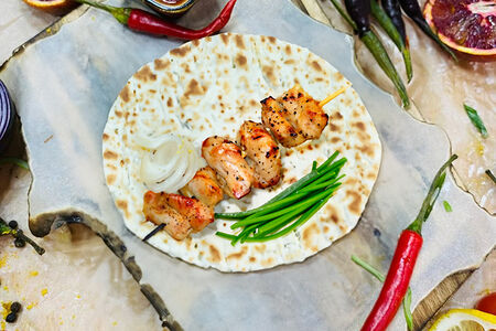 Шашлык из куриного филе