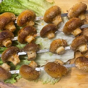 Шашлык из шампиньонов