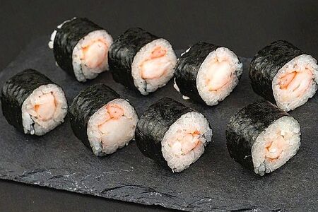 Маки с креветками