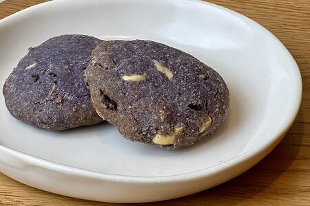 Печенье веган миндальное с голубой матча