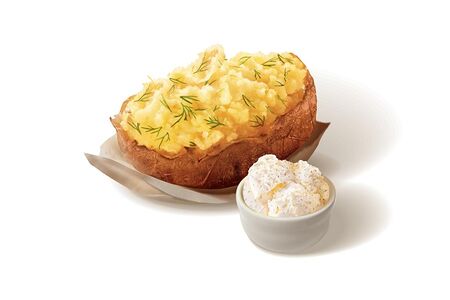 Крошка картошка со сливочным сыром