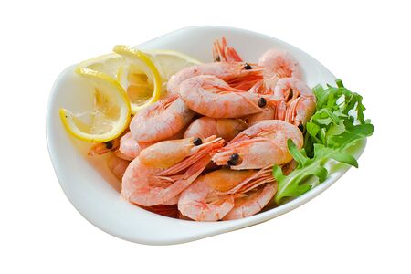 Креветки отварные