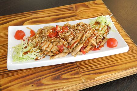 Лапша Удон с курицей