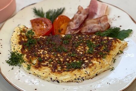 Омлет из двух яиц