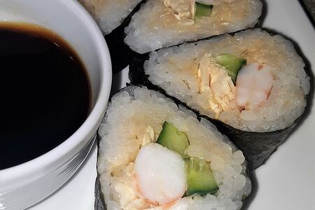 БигФуд ролл с креветкой спайси 8 шт