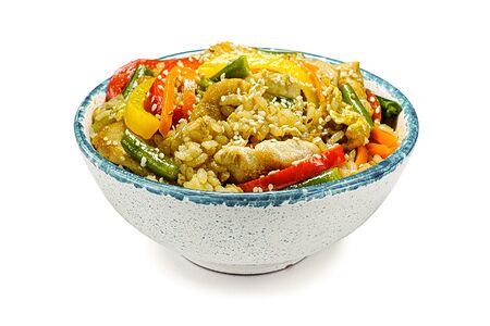 Тяхан с курицей