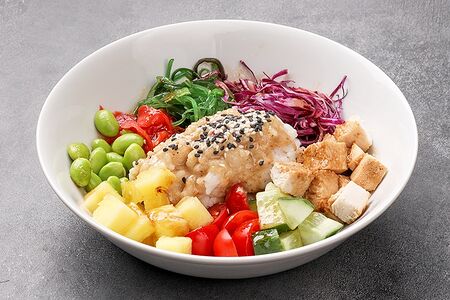 Салат поке с курицей